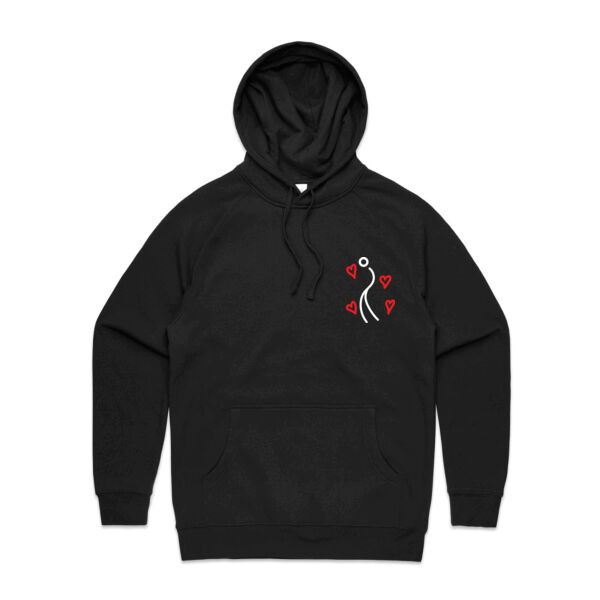 XXU Self Love Hoodie -black Thumbnail