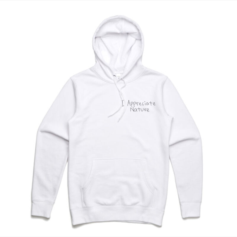 XXU Appreciate Nature Hoodie -white Thumbnail