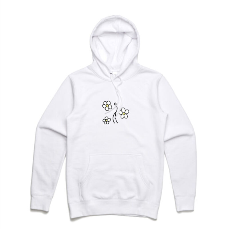 XXU Blooming Hoodie -white Thumbnail